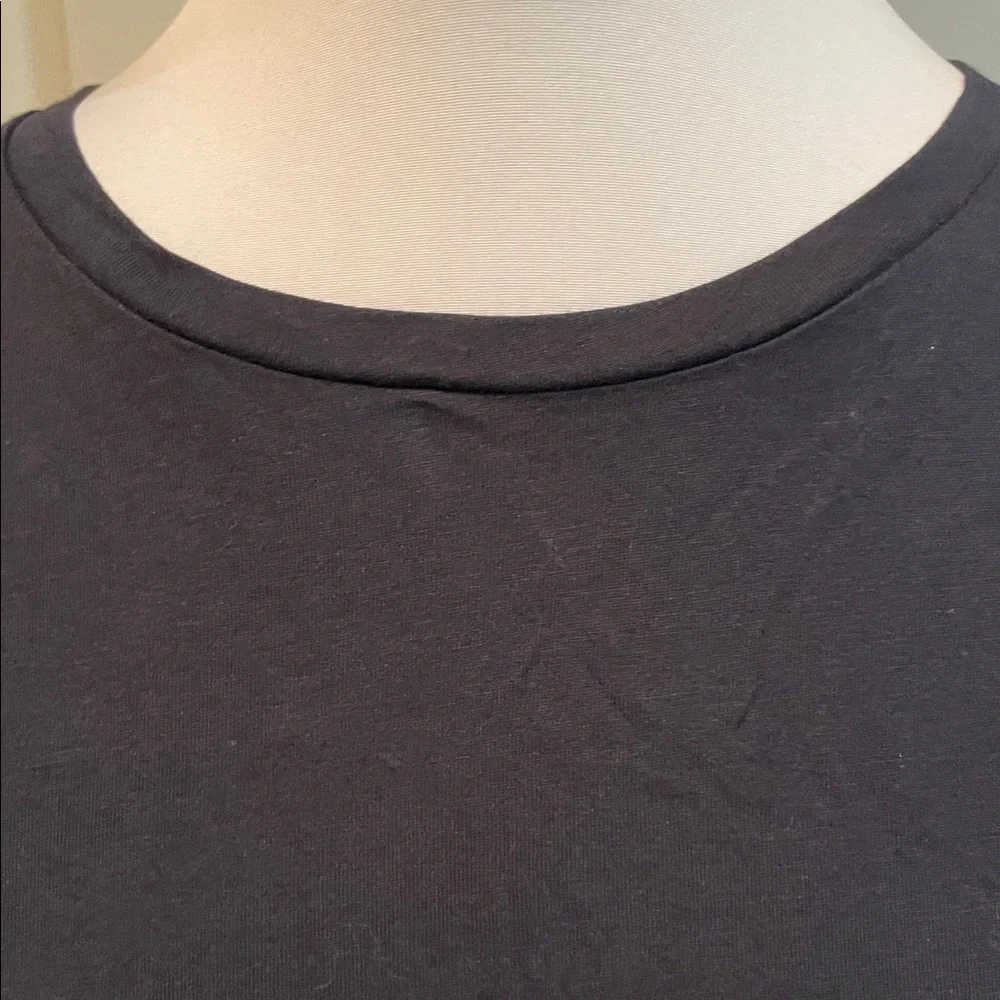 Ann Taylor Navy Blue Ruffle Sleeve Top Size XS